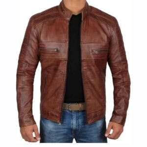 Decrum Leather Jacket Men