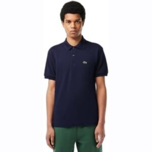 Lacoste Men’s Classic Polo Shirt – Premium Cotton Short Sleeve Regular Fit Designer Polo for Casual & Smart Wear