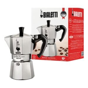 Bialetti Moka Express Espresso Maker – Classic Italian Stovetop Coffee Maker (Model 06799)